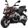 mamido Detská elektrická motorka Aprilia Tuono V4 čierna