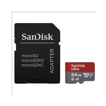 SanDisk microSDXC 64GB UHS-I U1 SDSQUAR-064G-GN6MA