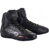 Boty FASTER-3, ALPINESTARS (černá/stříbrná, vel. 48)