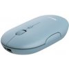 TRUST myš PUCK, bezdrátová, USB, modrá, bluetooth 24126