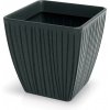 Prosperplast DRTS400L Kvetináč Rato Low + vklad 40cm antracit S433