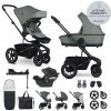 EASYWALKER SET Kočík 4v1 Harvey5 Agave Green XXL AIR + CYBEX Aton B2 i-Size + základňa VP-F188507