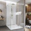 Mereo Sprchovací kút, Novea, obdĺžnik, pántový, 100x120 cm, chróm ALU, sklo Číre, dvere pravé a pevný diel CK10317ZP