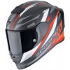 Moto přilba SCORPION EXO-R1 EVO CARBON AIR RUNNER matná černo/červená - Velikost S
