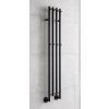 PMH Mona elektrický sušiak uterákov 331x1533 mm 93 W,elektr.kábel vpravo,Čierny PMH MO1B-RK