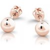 Dámske šrobovacie náušnice z ružového zlata 3825 r 4,50mm