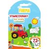 Omalovánky na cesty s voskovkami Farma
