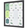 Jansen Display Venkovní uzamykatelná vitrína Slim 12 x A4 970 x 1012 mm