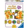 RAVENSBURGER Moje první puzzle Zvířátka a mláďátka 9x2 dílků