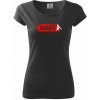 Karate nápis - Pure dámske tričko - XL ( Čierna )