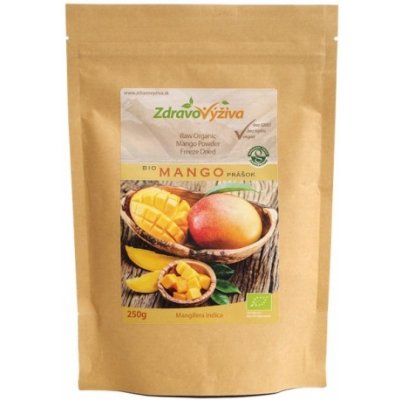 Zdravovýživa bio Mango prášok sušené mrazom 250 g