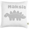 mimmo.cz Obliečka na vankúš s menom vzor Dino - Stegosaurus