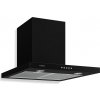 Klarstein Limelight digestor - nástenný digestor z ušľachtilej ocele, odsávač pár s 3 stupňami výkonu, 600 m³/h, digitálny displej, LED osvetlenie, 64 dB, šírka 60 cm, čierny