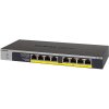 Netgear GS108LP 8-portový gigabitový PoE+ switch, 8x gigabitový port PoE, rozpočet PoE 60 W, bez ventilátora