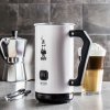 BIALETTI Bianco Milk Frother MKF02 0,3 l biely - elektrický šľahač na mlieko z nehrdzavejúcej ocele