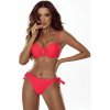 Dámske dvojdielne plavky AHSLEY-G,01 K neón-červené , VEĽKOSŤ DVOJDIELNE PLAVKY 40D/L