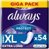 Always Daily Protect Extra Long slipové vložky s parfumáciou 54 ks