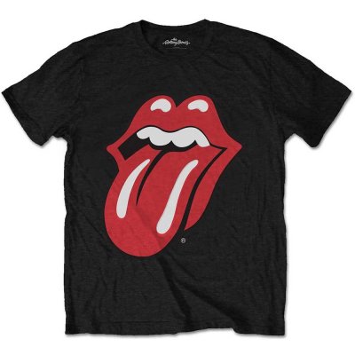 Rock Off detské tričko The Rolling Stones Classic Tongue čierna