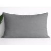 XPOSE® Bavlnená obliečka na vankúš MICHAELA DUO - tmavo sivá/čierna 50x70 cm, Bavlna