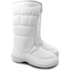 Dámske snehule s kožušinou a praktickým zipsom BIELE (42)