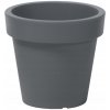Kvetináč plast sivý Prosperplast 34,5 cm x 34,5 x 31,8 cm