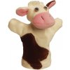 Plyšová divadelná maňuška - Kravička