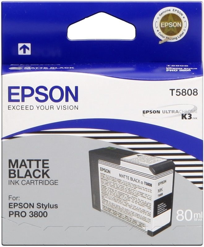 Epson T5808 Matte Black - originálny