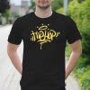 Pánske tričko s potlačou Hip-hop Čierna S