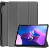 PROTEMIO 54436 LEATHER Zaklápací obal pre Lenovo Tab M10 3. generácia (TB328FU / TB328XU) šedý