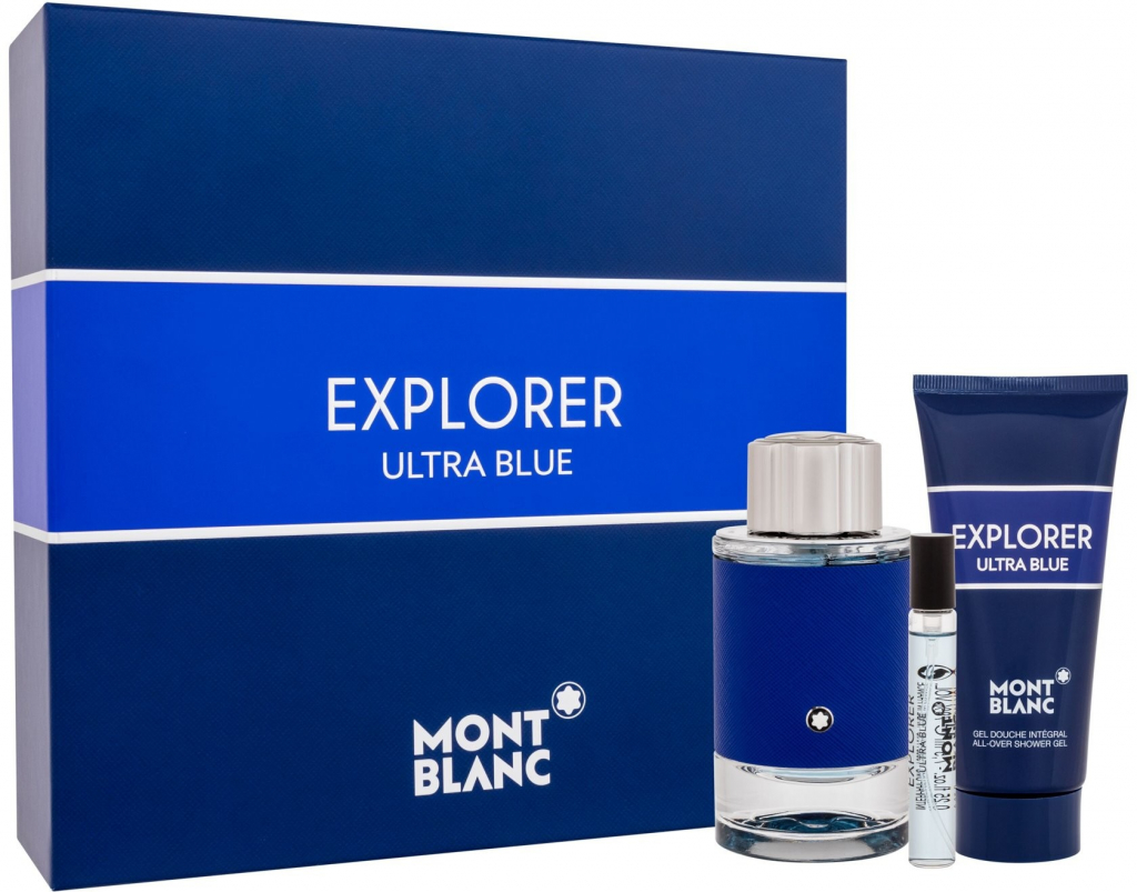 Montblanc Explorer Ultra Blue EDP 100 ml + EDP 7,5 ml + deostick 75 g darčeková sada