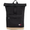 Štýlový batoh Tommy Hilfiger - TJM Ess Daily Rolltop Backpack /Čierny