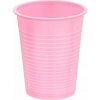 Ružové plastové poháre 50ks