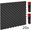 Audiotec Pyramid Waves 50x50x2,5 SET 3