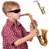 DETSKÉ HRAČKY HUDOBNÝ NÁSTROJ METALICKÝ SAXOFÓN