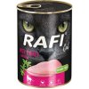 RAFI Cat Grain Free - Bezlepková konzerva s morčacím mäsom pre mačky 400g - konzerva