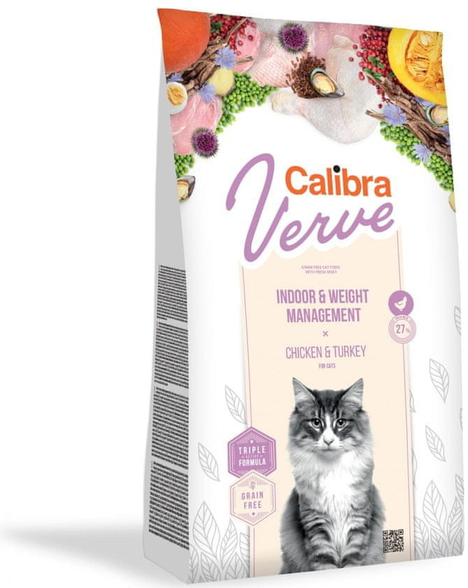 Calibra Cat Verve GF Indoor&Weight Chicken 750 g