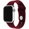 Fixed Silicone Strap set silikónových remienkou pre Apple Watch 42/44/45/49mm, vínovo červený FIXSST-434-WIRD