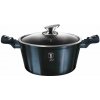BERLINGERHAUS Kastrol s mramorovým povrchem a poklic 30 cm Metallic Line Aquamarine Edition BH-7148
