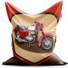 Sablio Sedací vak Jawa panelka Vintage - 150x100 cm