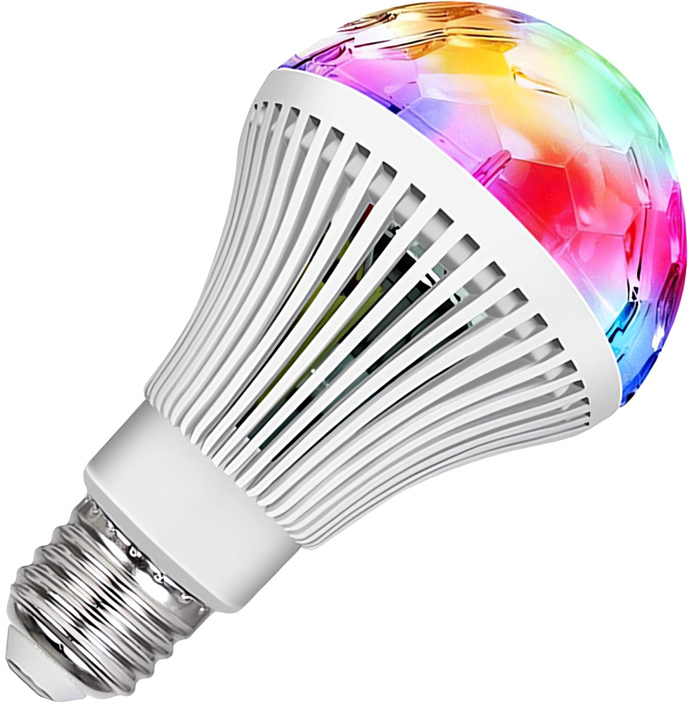 Verk 24272 LED Disko žiarovka E27 3W RGB