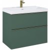 Elita Look skrinka 80x44.9x63.5 cm závesná kúpeľňová skrinka pod umývadlo zelená RE010801027010