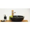 Kamenné umývadlo Gemma 501 leštený mramor Ø 50 cm Black