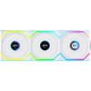 Lian Li UNI FAN SL Wireless LCD 120 Reverse Blade White 3 ks 12RSLLCD1W3W
