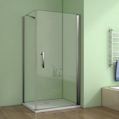 H K - Štvorcový sprchovací kút MELODY A1 100 cm s jednokrídlovými dverami MELODYA1100