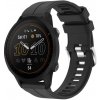 Remienok Solid Wristband čierny pre Garmin Forerunner 955 (22mm)