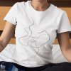 Tričko s potlačou LÁSKA Pánsky Biela 5XL