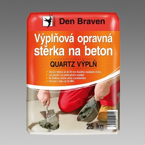 DEN BRAVEN QUARTZ VÝPLŇ Výplňová opravná stierka na betón 5kg od 4,8 € -  Heureka.sk