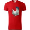 Sliepka kreslená biela - Tričko z organickej bavlny - 3XL ( Červená )