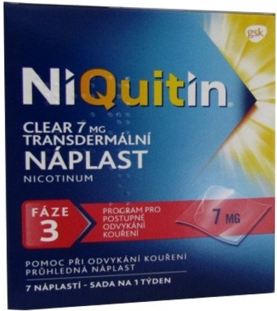 NiQuitin Clear 7 mg emp.tdm.7 x 7 mg od 20,35 € - Heureka.sk