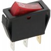 Kolískový vypínač 12V MK111 červený